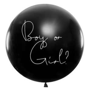 Ballon gender reveal garçon 1 m