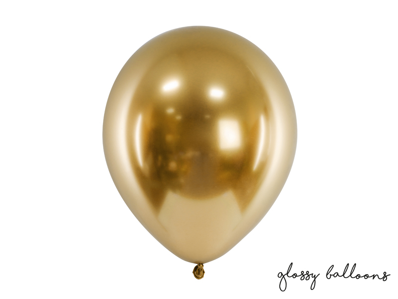 ballons glossy dorés