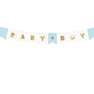 Guirlande anniversaire garçon Baby Boy